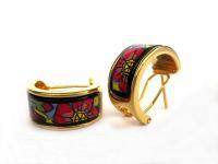 藝術與珠寶的交融 莫奈系列琺瑯彩耳環的藝術魅力與選購指南